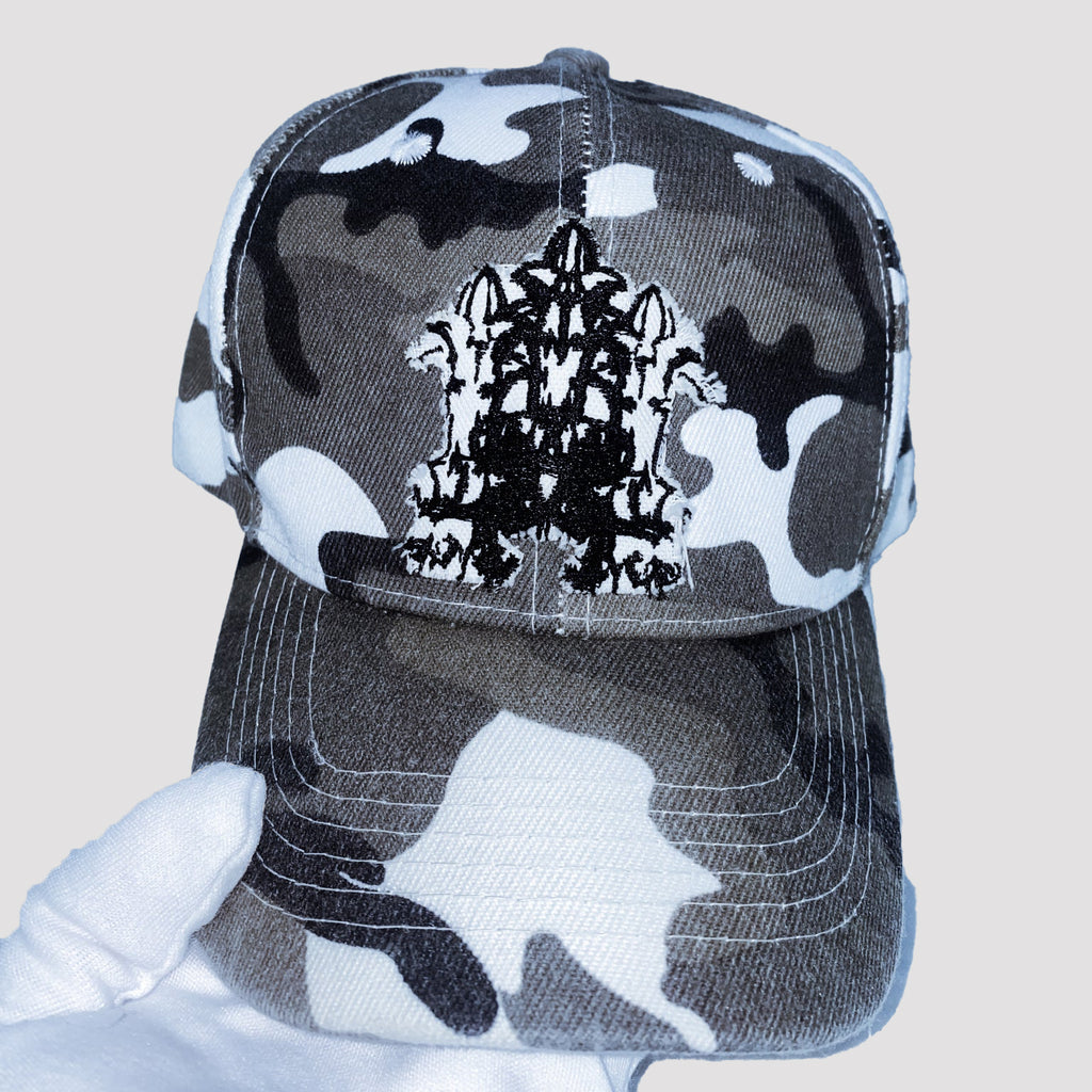 Kreuzblume Cappy White Camouflage