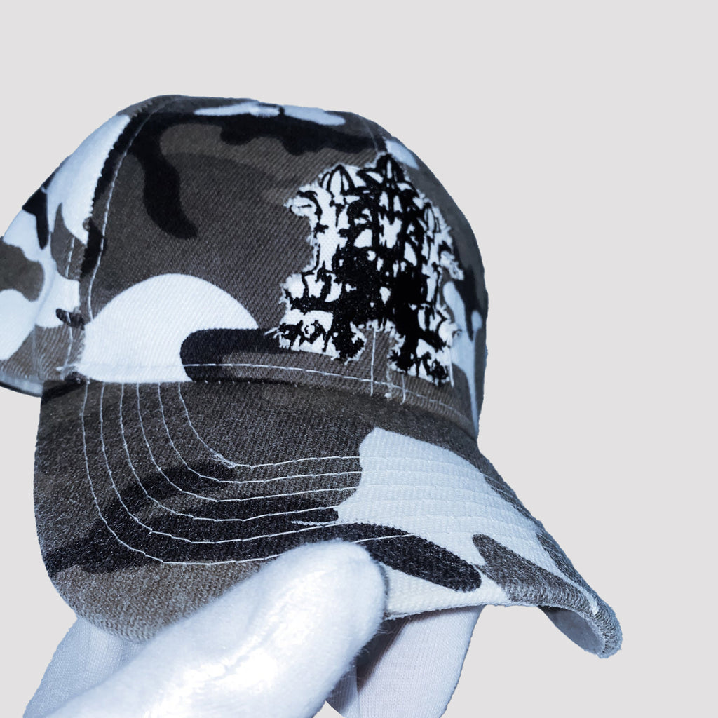 Kreuzblume Cappy White Camouflage