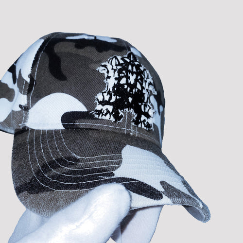 Kreuzblume Cappy White Camouflage