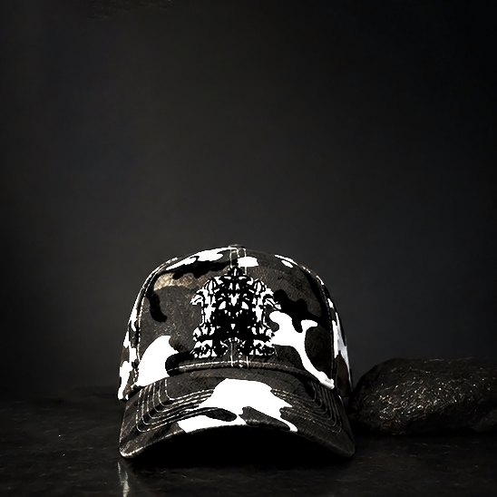 Kreuzblume Cappy White Camouflage