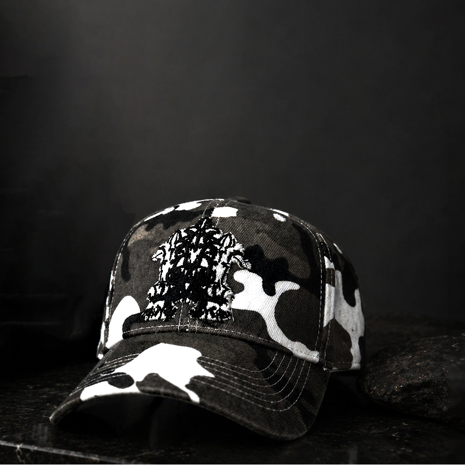 Kreuzblume Cappy White Camouflage