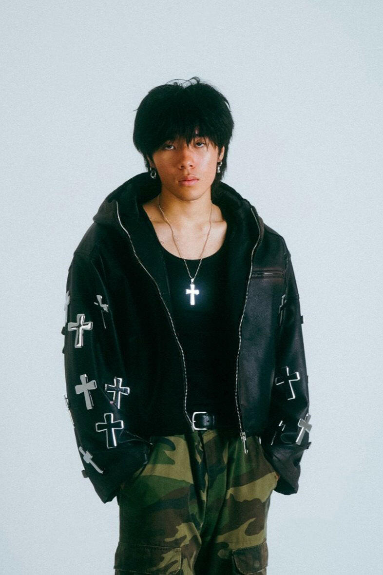 Jacket with real Crosses