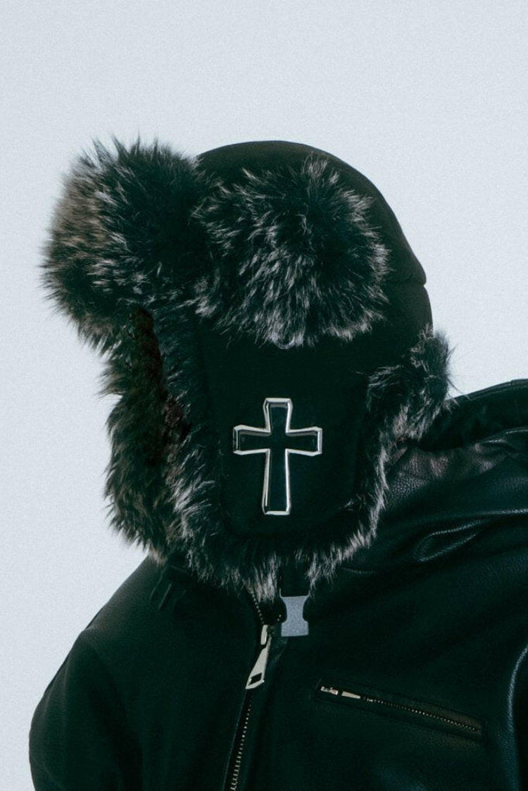 Russian hat with crosses