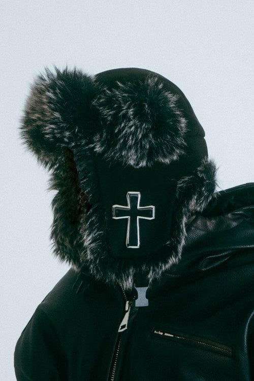 Russian hat with crosses